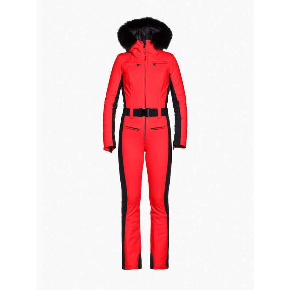 Goldbergh Parry Ski Suit Faux Border Long - M - Red